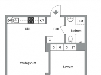 Planritning - Appartment plan